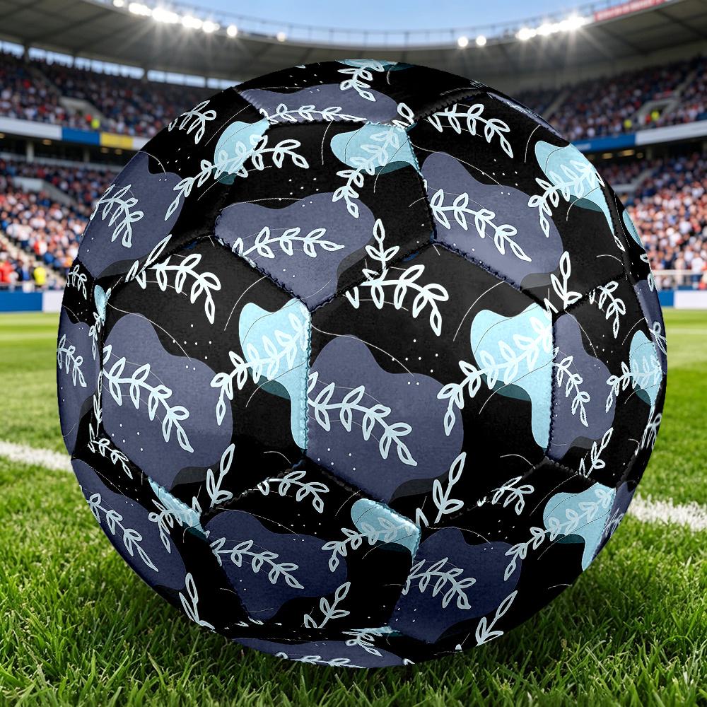 1PC Abstract Botanical Soccer Ball Size 5 Football Machine Sewn Indoor/Outdoor Universal Football A82