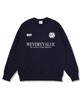 Wibelibellyu We Collect Oversized Double-Sided Sweatshirt Navy