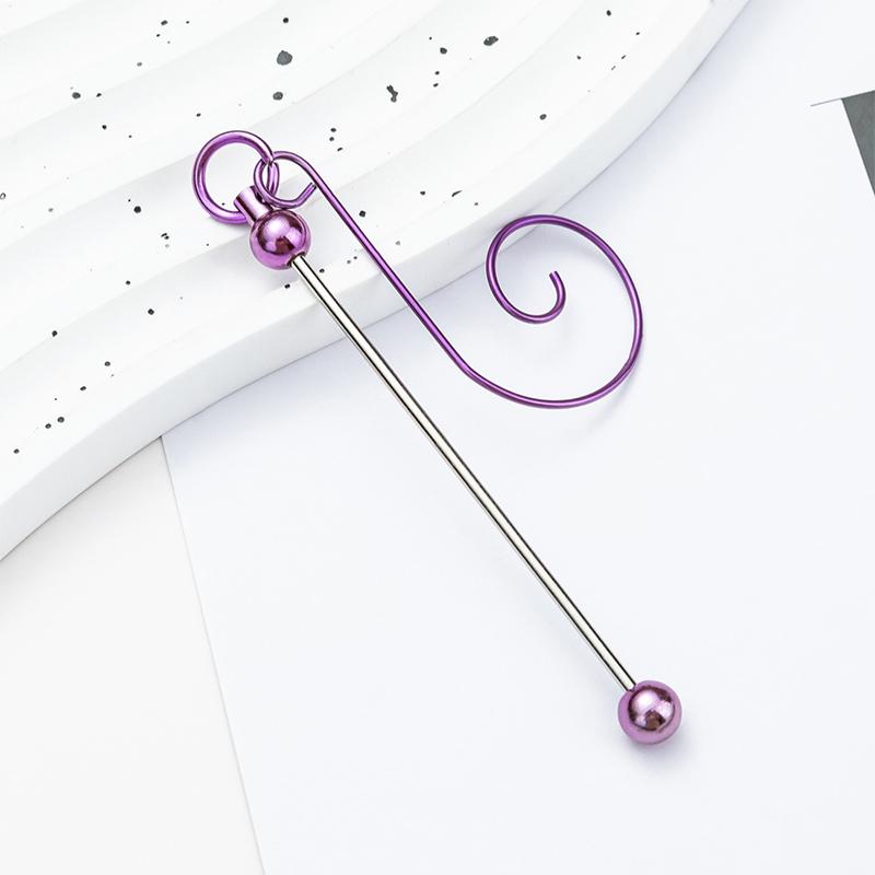 

Beadable Metal Christmas Hangers For Crafting And Tree Decoration Colorful Hanging Hook Craft Accessories A12