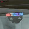 Car Antsocial Sticker Personalized Letters Waterproof Vinyl Windshield Decoration for Car Styling Decor Accessories