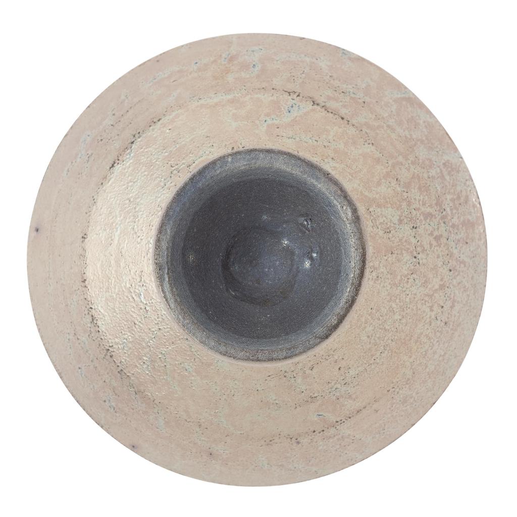 Marui Seito Shigaraki Ware Hechimon Sake Cup, Diameter 7.5cm, Silver Crystal Black, MR-3-4057