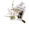 Hand-Tied White Wedding Bouquet for Bridal Photos, Korean-Style Artificial Floral Prop