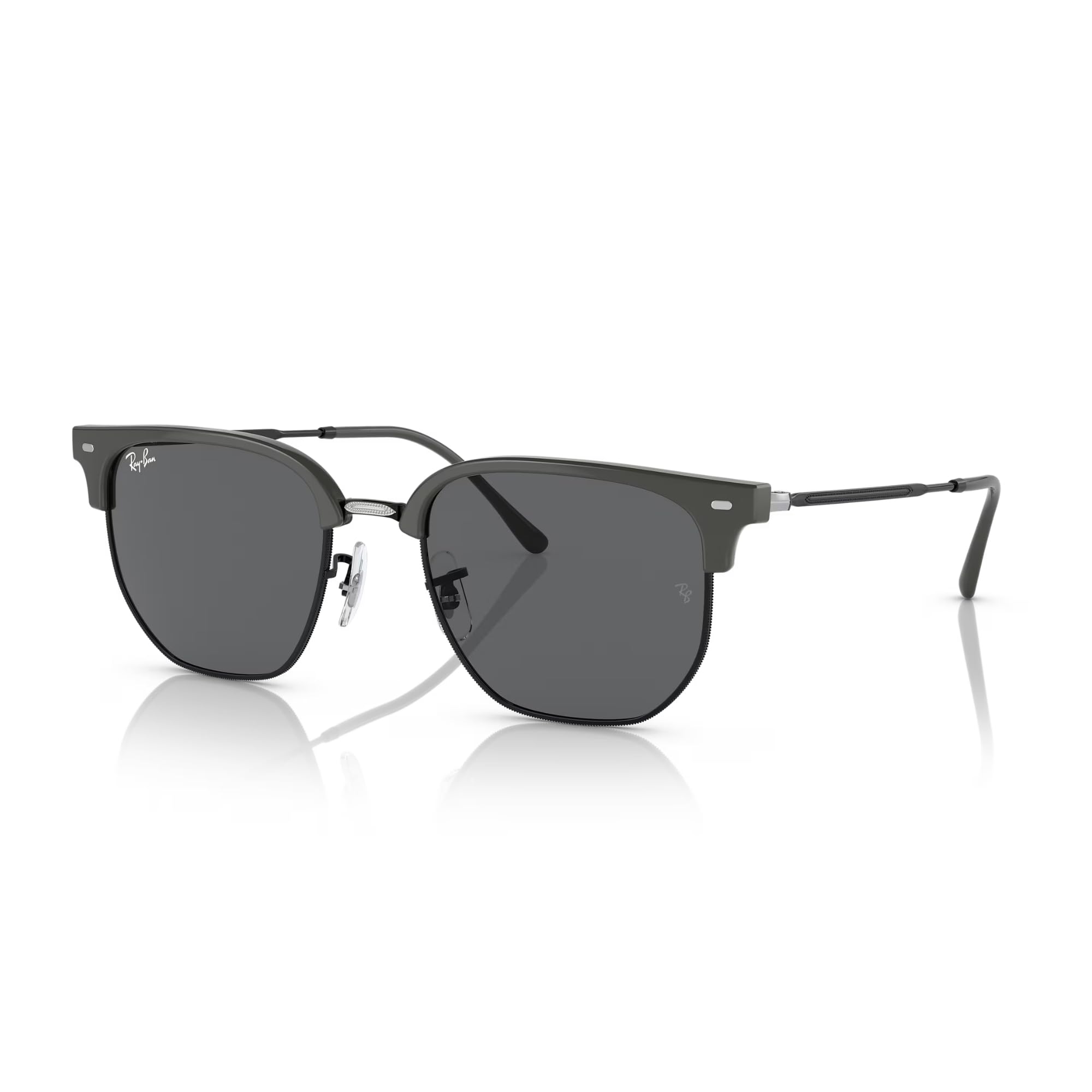 солнцезащитные очки RB4416 CLUBMASTER BLACK 51 НОВЫЕ 6653B1 СЕРЫЕ НА поляризованные Ray-Ban