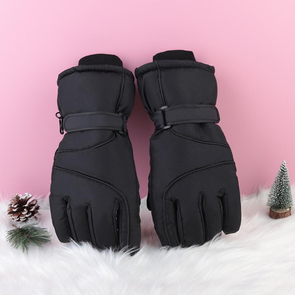 

1 Pair Adjustable Ski Warm Gloves Touch-Screen Winter Warm Gloves Fashion Snow Warm Gloves Riding Men Style 5