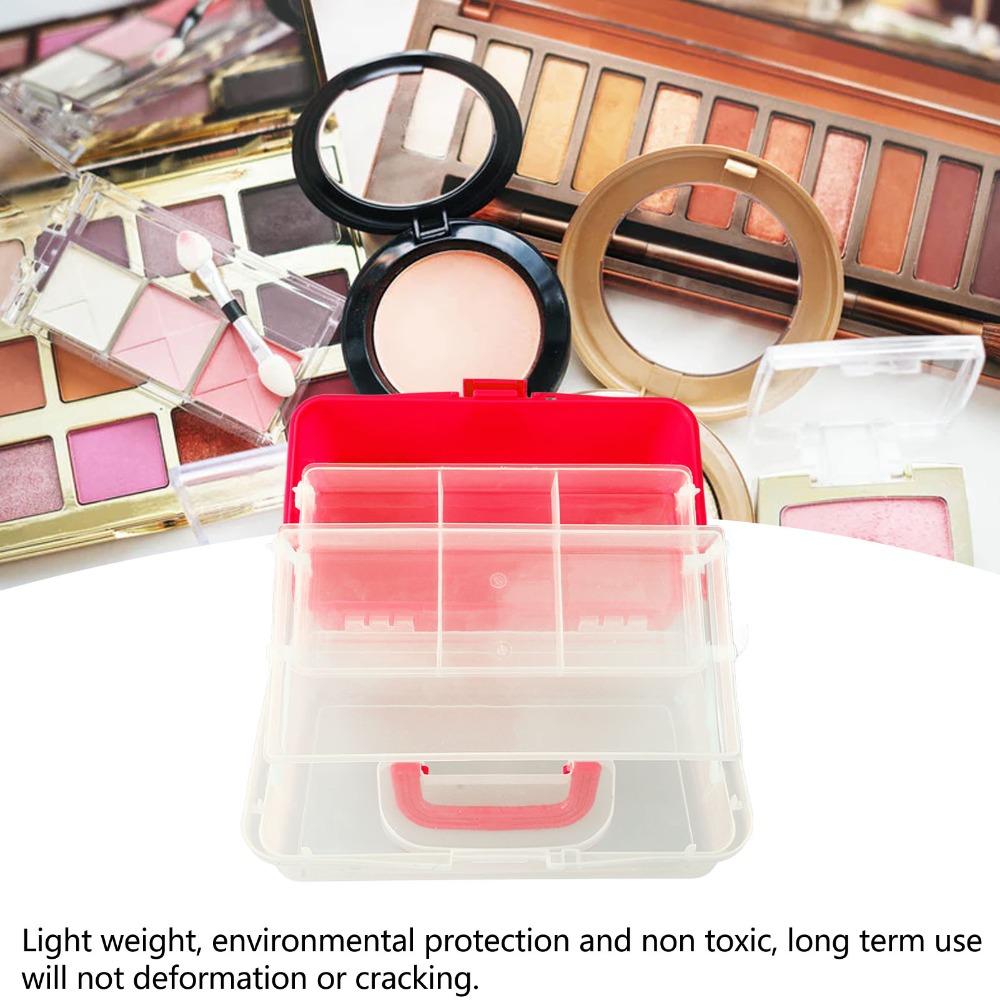 Three Layer Three Layer Storage Box Plastic Multipurpose Organizer  For Sewing Supplies