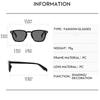  New Retro Square Rivets Sunglasses Women Shades UV400 Fashion Punk Trending Clear Gradient Men Sun Glasses
