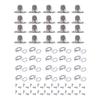 20Pieces Multipurpose Twist Lock Fasteners Set for Canvas Marine Panel with Mounting Screws and Eyelets Daily Use