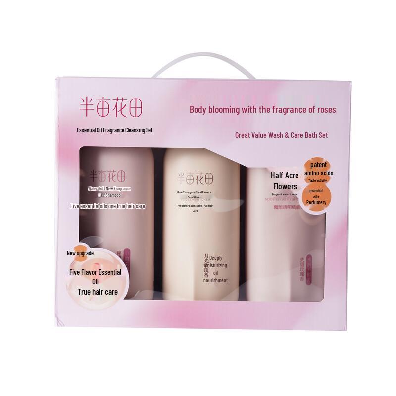 Little Dream Garden Essential Oil Scented 3-Piece Hair & Body Care Gift Set