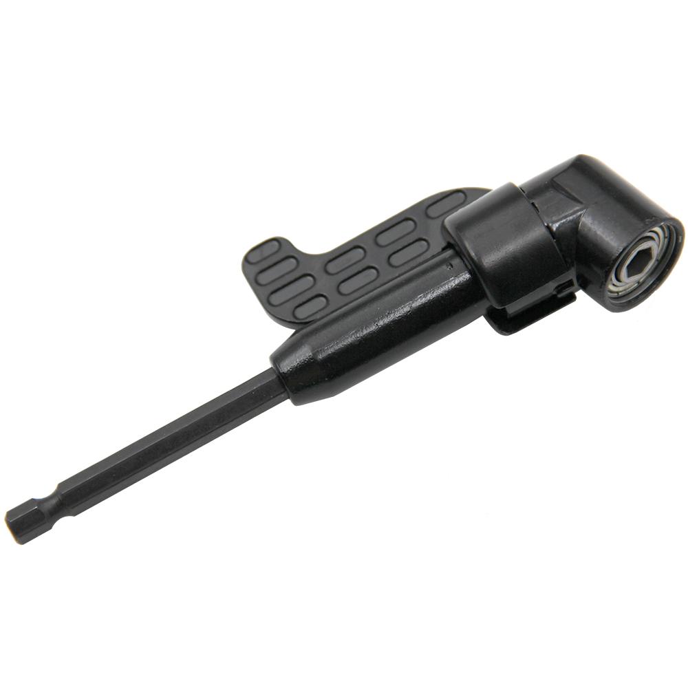 Adaptor șurubelniță cu articulație rotativă la 105 grade, cu mâner, cap de șurubelniță de colț multifuncțional cu articulație universală rotativă