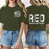 Women Casual Short Sleeve Crew Neck T Shirt Letter Print Loose Fit Lightweight Comfortable Daily Wear Top