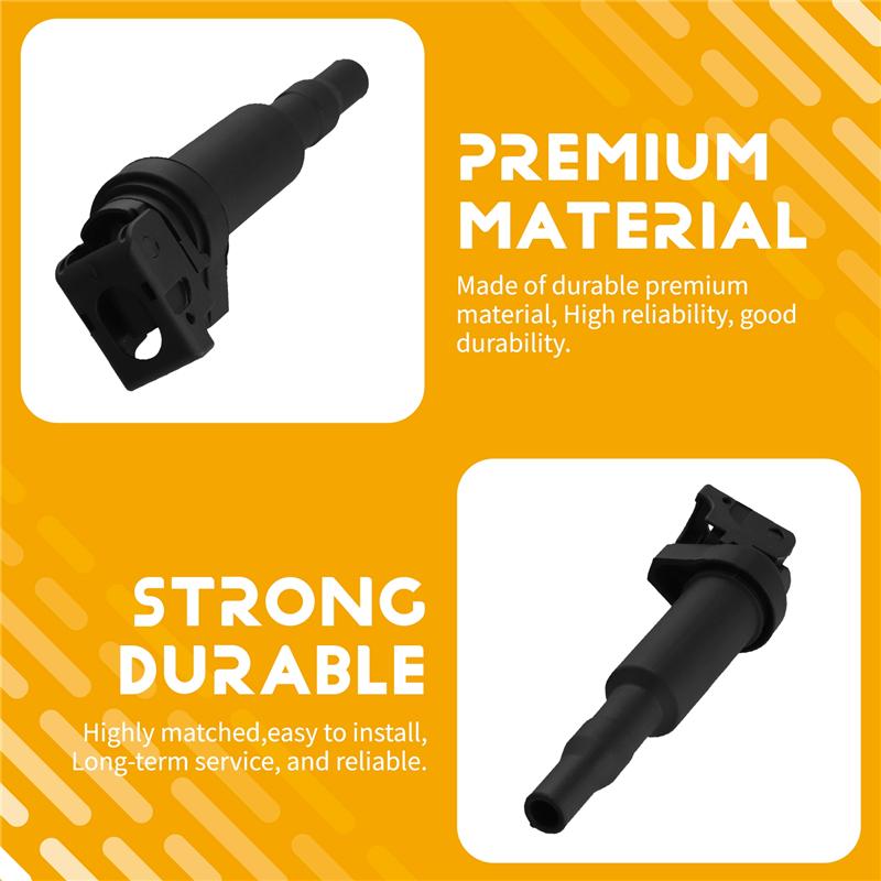 Ignition Coil 0221504470 12137594937 12137562744 12137571643 For BMW 325I 325Ci 328I 330Ci 335I 525I X3 X5 M5 M6 Z4-M53K