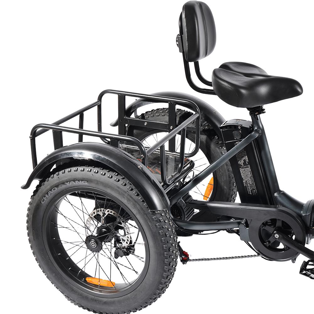 PULUMA SL001 Dual Motor Electric Cargo Trike, Dual Battery 48V 27Ah 7-Speed with Hydraulic Brakes
