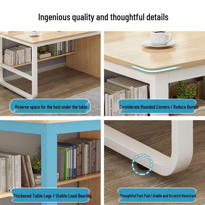 Simple Student Writing Desk with Drawer - Home Office Study Table