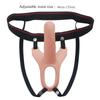 Big Size Silicone Strap On Dildo for Men Realistic Penis Extender Enlarger Male Hollow Strapon Dildo+Bullet Vibrator Sex Product