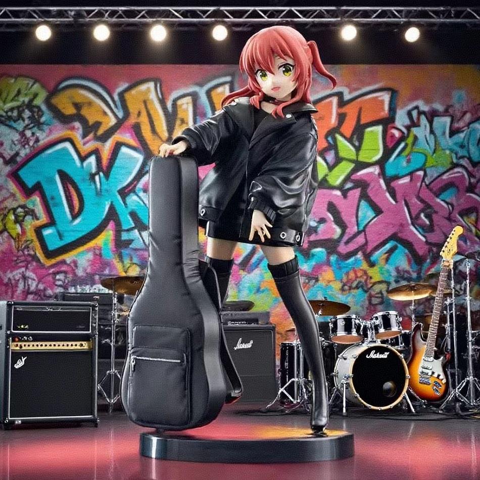 20cm Anime BOCCHI THE ROCK! Figures Gotoh Hitori Action Figure Guitarist Girl Figure Desktop×Decorate Collections Model Doll Toy
