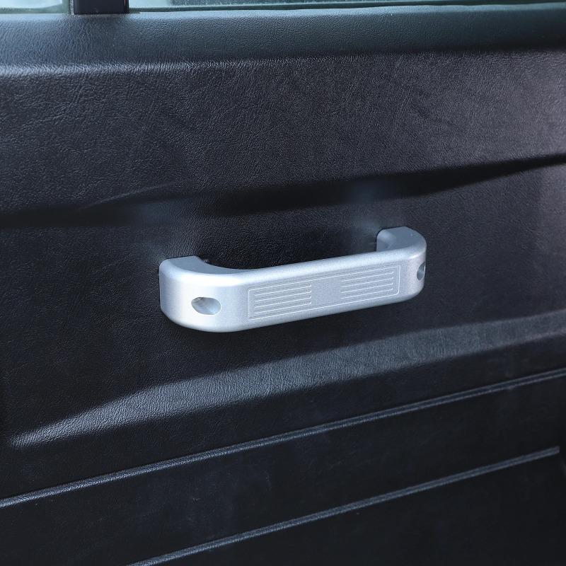 For Land Rover Defender 90 110 130 2014-2018 Aluminum Alloy Black Car Door Handle Trim Interior Car Accessories