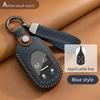 Leather Car Key Fob Cover for Maserati Ghibli Levante Quattroporte GranTurismo MC20 GranCabrio Remote Key Protector Anti-scratch