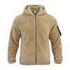 Winter Man Warm Fleece Fur Fluffy Hooded Coat Jacket Zip Up Solid Color Outwear Jumper Streetwear Jackets Clothing For Men