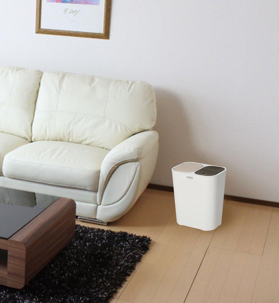 Asbel Trash Can with Lid Room 15L Separated Waste Container Leclerc Collection W Bedroom/Living