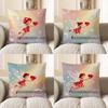 2D Fairy With Heart And Bubbles Pillow Cover Pattern Cushion Cover Suitable For Sofa Bedroom Car Pillow Cover