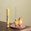 Zhinianhua Auspicious Money Horse Incense Holder