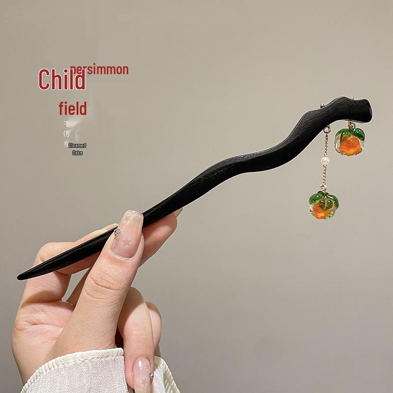 Ancient Chinese-Style Hanfu Hair Accessories: Elegant Updo Hairpins with Tassels for Women