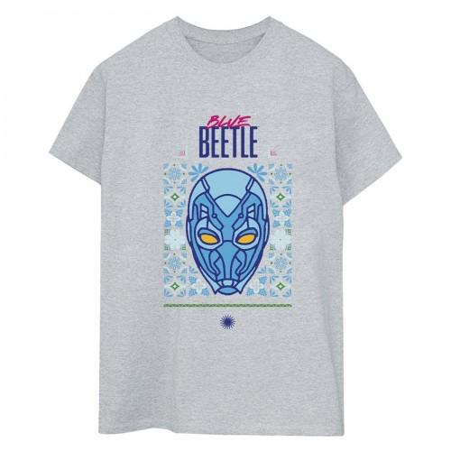Blue Beetle Womens/Ladies Helmet Boyfriend T-Shirt
