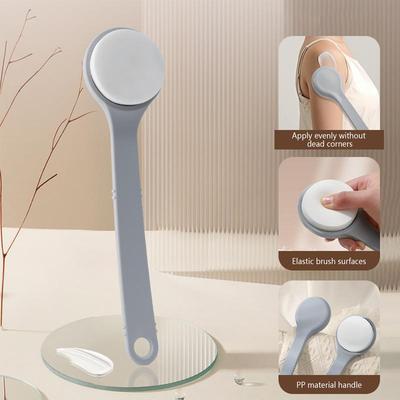 Summer Sunscreen Back Applicator Back Feet Cleaning Bath Scrubber Moisturizing Oils Lotion Back Applicator Pad For Athletes