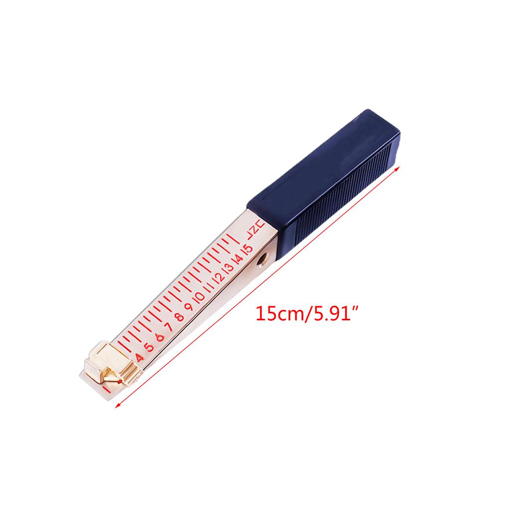 Wedge Shaped Vernier Feeler Gauge 0.2/0.5mm Precision 1-15mm House Engineering Inspection Flatness Measure Tool Portable