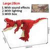 The Toy Dinosaurs Gun Decompression Roaring Swing Zazaza Dinosaur Toys for Boys Fidget Playthings Creative Telescopic Gifts for Kids