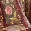 1PC NAPEARL 10-20% European Style Retro Light Luxury Embroidered Translucent Thin Sheer Curtain for Living Room Bedroom Home Decor