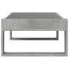 Infinity LED Coffee Table in Concrete Grey 90 x 53 x 30 cm