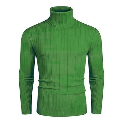 Autumn and Winter New Turtleneck Vertical Bottoming Shirt Youth Korean Version Trendy Warm Men's and Women's Knitted Sweater