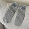 1Pair Cartoon Cat Ladies Cotton Socks Breathable And Comfortable Socks For All Seasons