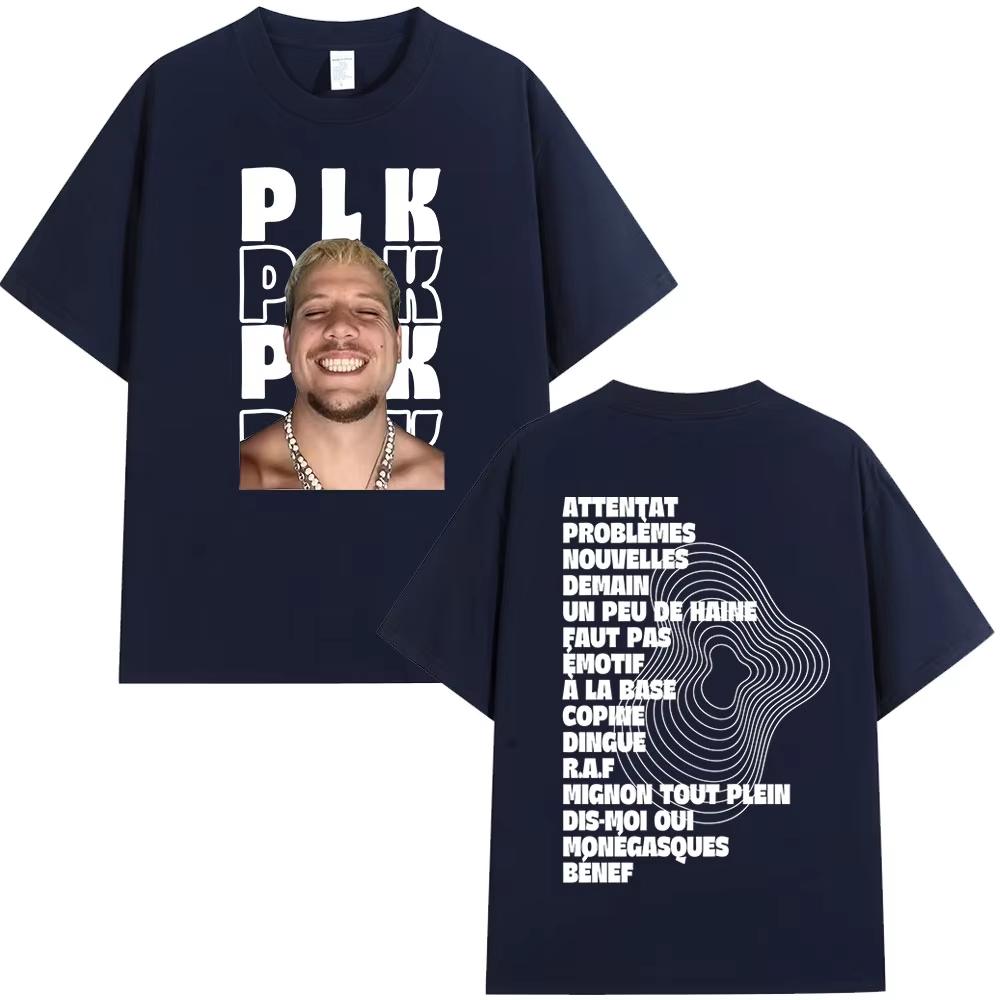Rapper Plk FACE Tshirt Men Women Clothing Fashion Vintage Hip Hop Tshirts Casual Male Cotton Short Sleeves T Shirts Streetwear