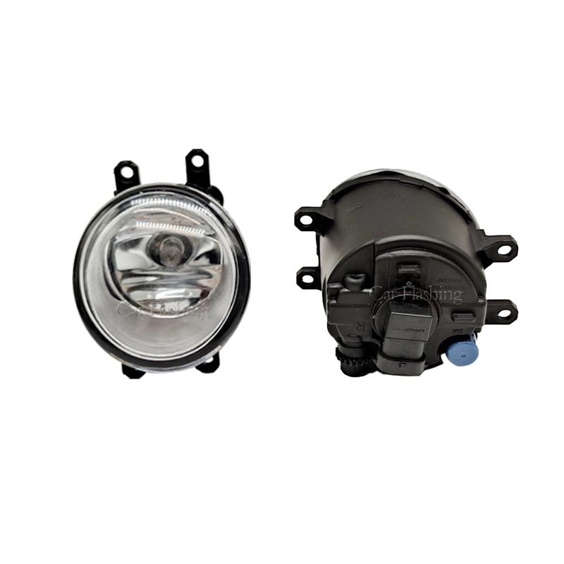 LED Fog Light For Toyota Yaris Vitz US type 2018   with Wires Switch Harness Kit angel eyes Fog lamp cover Chrome