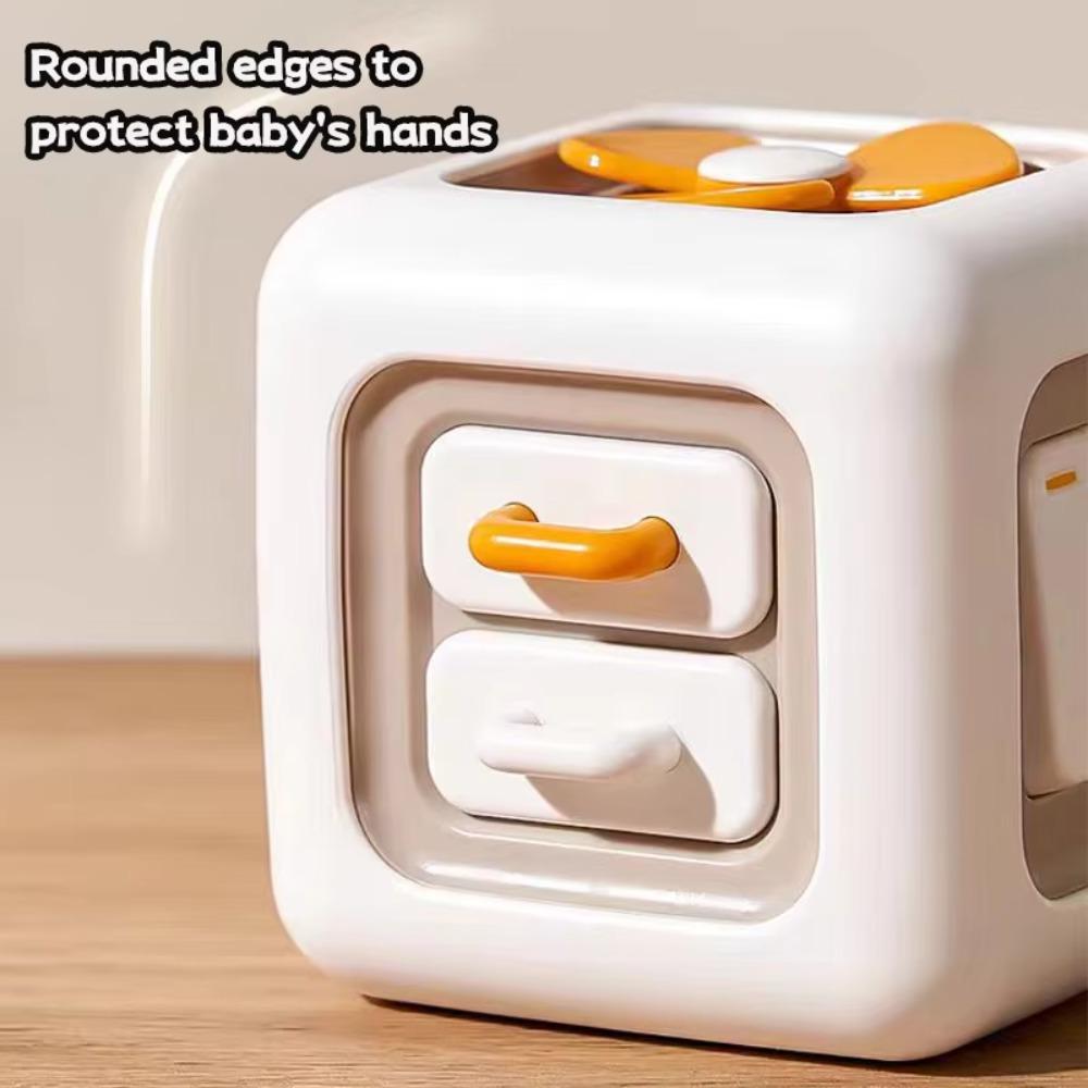 6 Sides 6 in 1 Montessori Cube Toy Plastic Montessori Educational Toy  Children