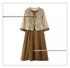 Elegant Summer Two-Piece Set: Stylish Thin Cardigan for Middle-Aged and Elderly Women