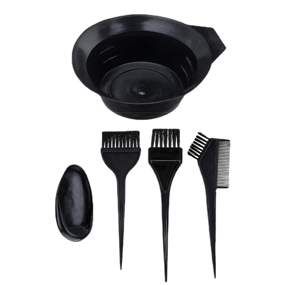 Buy 5PCS Hair Dye Color Brush Bowl Set with Ear Caps Dye Mixer Hair