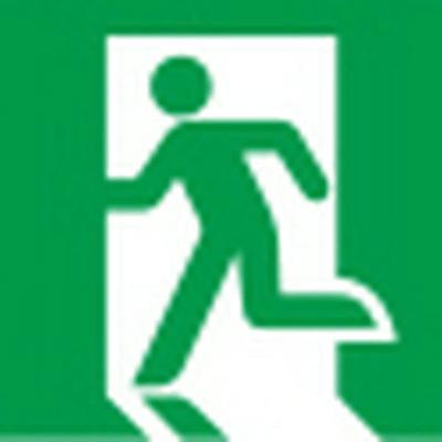 Lighting LED Emergency Exit Sign Class C High Panel, Brightness, ET-10702