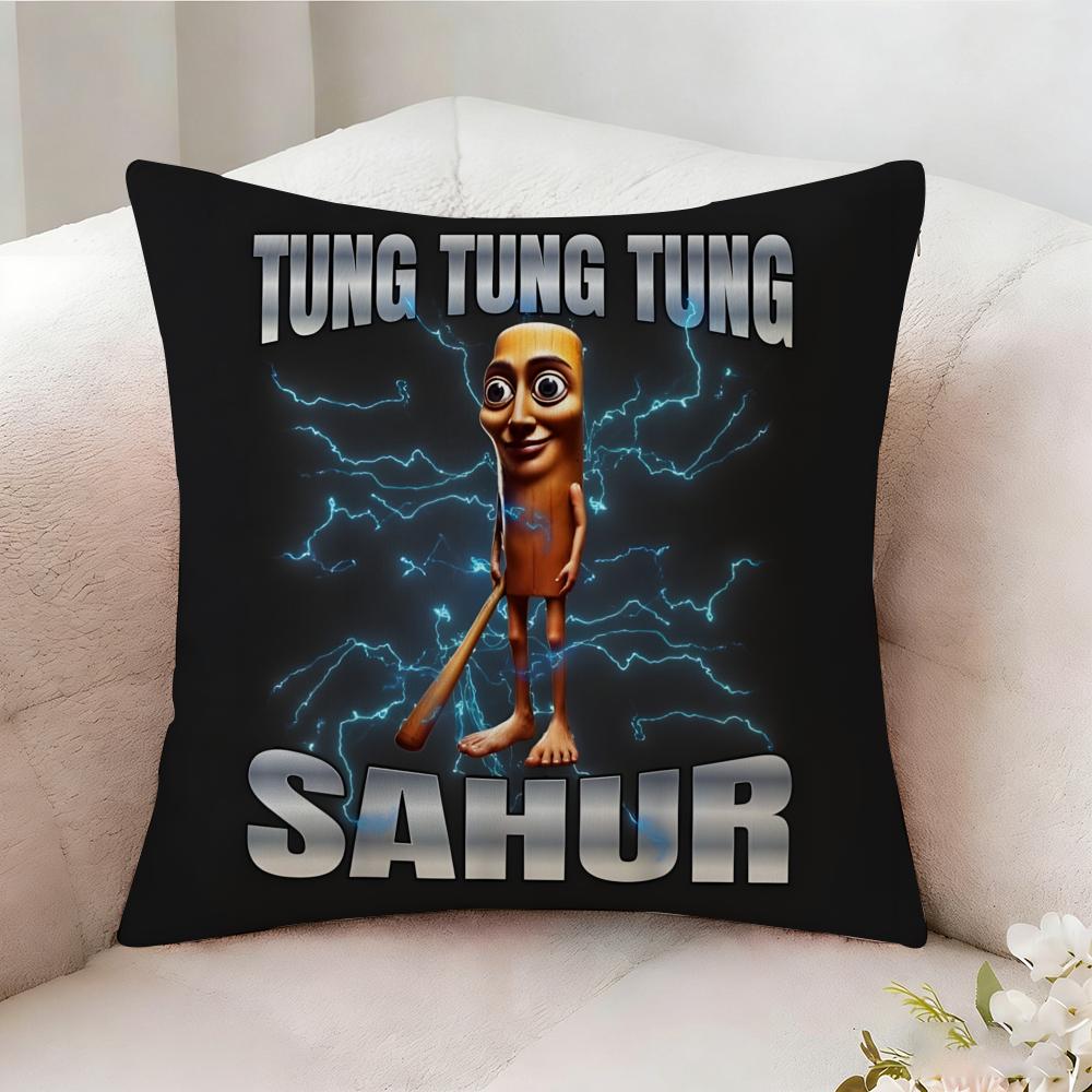 IItalian Brainrot Creative Animal Internet Pillow Case Pillowcase Doublesided Printed Sofa Cushion Bedroom Headboard Pillow