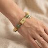 Stainless Steel Beaded Stretch Bracelet Sunflower Bee Pendant Hand Chain Charm Bracelet  Garden