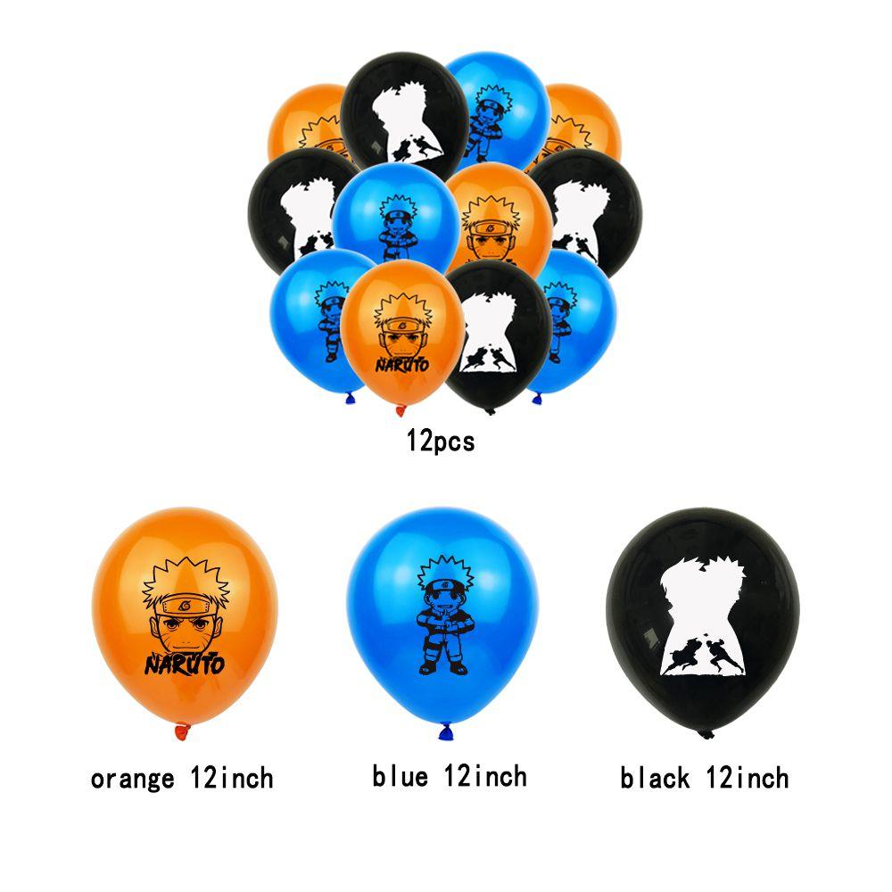 Ninja Theme Naruto Party Supplies Decor Banner Balloon Cake Topper Adult Kids