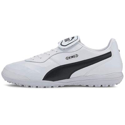 King Top TT White Men Sneakers Black 105734-02