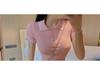 Sweet Summer Polo Collar Knit Dress: Slimming Short Sleeve Hip-Hugging Style