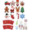 DIY Educational Dinosaur Sewing Craft Kit Craft Sew Set Beginners Sewing Stuffed Christmas Sewing Craft Kit Felt Ornaments Kids