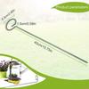 Garden Support Stake Ring Metal Garden Plant Supports Single Stem Shrub Holder
