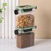 Airtight Pet Food Storage Container with Measuring Cup and Handle-