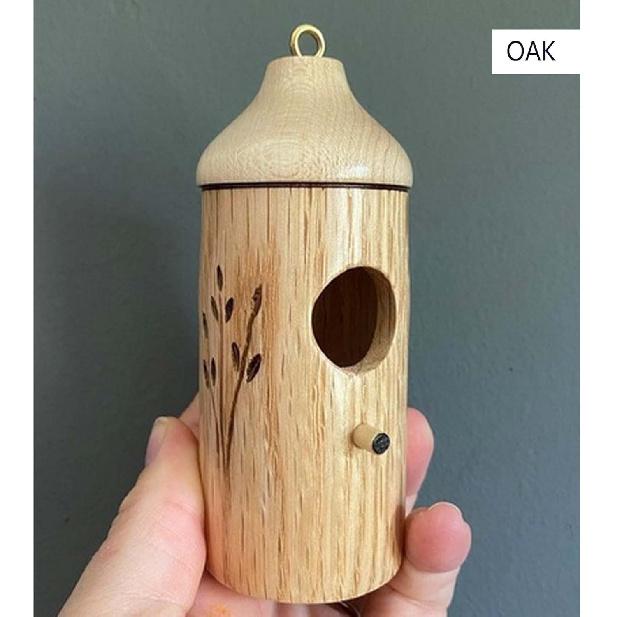 Hummingbird House - 2022 New Wooden Hummingbird House for Outside Hanging, 2/3Pcs Hummingbird Houses for Outside for Nesting (Cherry+Maple)