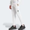 Adidas Z.N.E. Series Logo Patch Mid-Rise Elastic Cuff Knitted Sports Pants Men Pants White IN5105